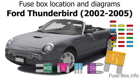 2002 ford thunderbird central junction box location|Fuse box location and diagrams: Ford Thunderbird (2002.